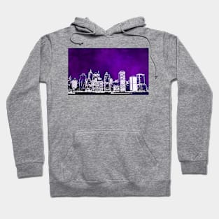 Purple Manhattan Hoodie